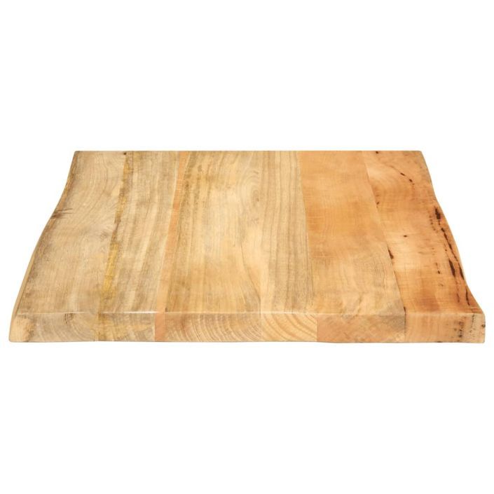 Dessus de table 80x80x2,5 cm bord vivant bois massif manguier - Photo n°4