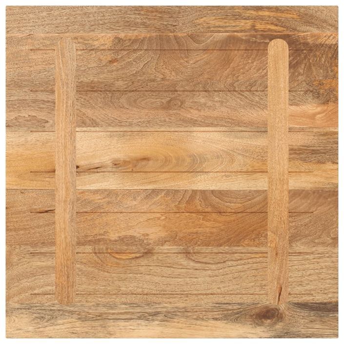 Dessus de table 80x80x2,5 cm carré bois massif de manguier - Photo n°5