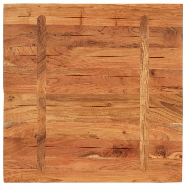 Dessus de table 80x80x3,8 cm carré bois massif d'acacia - Photo n°5