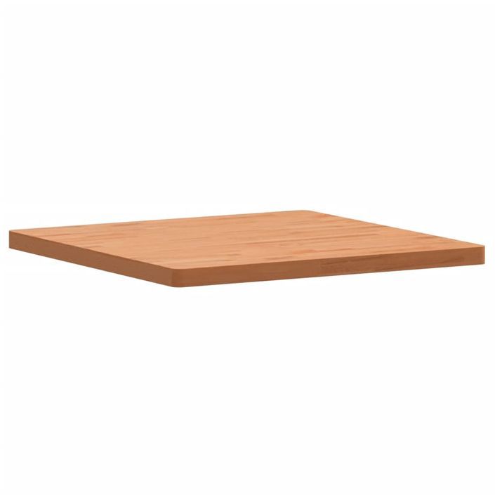 Dessus de table 80x80x4 cm carré bois massif de hêtre - Photo n°1