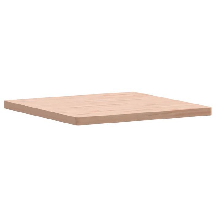 Dessus de table 80x80x4 cm carré bois massif de hêtre - Photo n°1