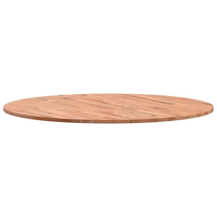 Dessus de table Ø90x1,5 cm rond bois massif de hêtre - Photo n°6