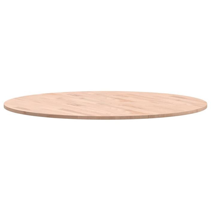 Dessus de table Ø90x1,5 cm rond bois massif de hêtre - Photo n°5