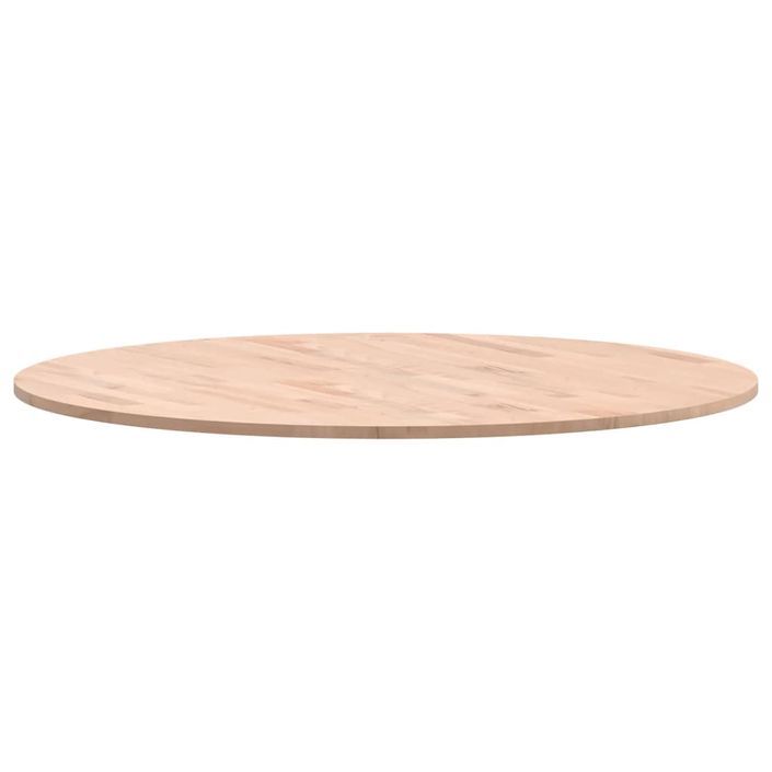 Dessus de table Ø90x1,5 cm rond bois massif de hêtre - Photo n°6