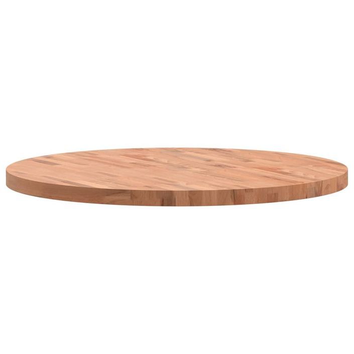 Dessus de table Ø90x4 cm rond bois massif de hêtre - Photo n°6