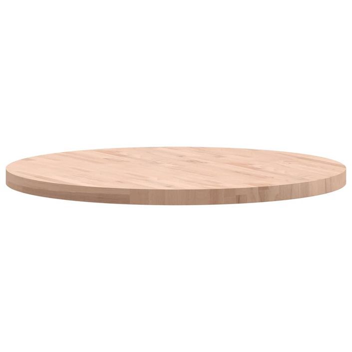 Dessus de table Ø90x4 cm rond bois massif de hêtre - Photo n°6