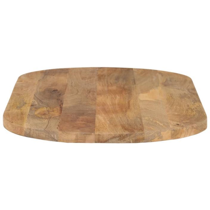 Dessus de table 90x40x2,5 cm ovale bois massif de manguier - Photo n°4