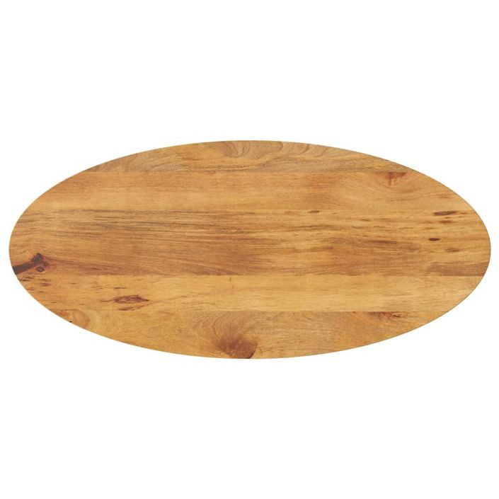 Dessus de table 90x40x2,5 cm ovale bois massif de manguier - Photo n°1