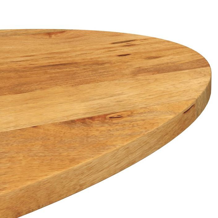 Dessus de table 90x40x2,5 cm ovale bois massif de manguier - Photo n°6