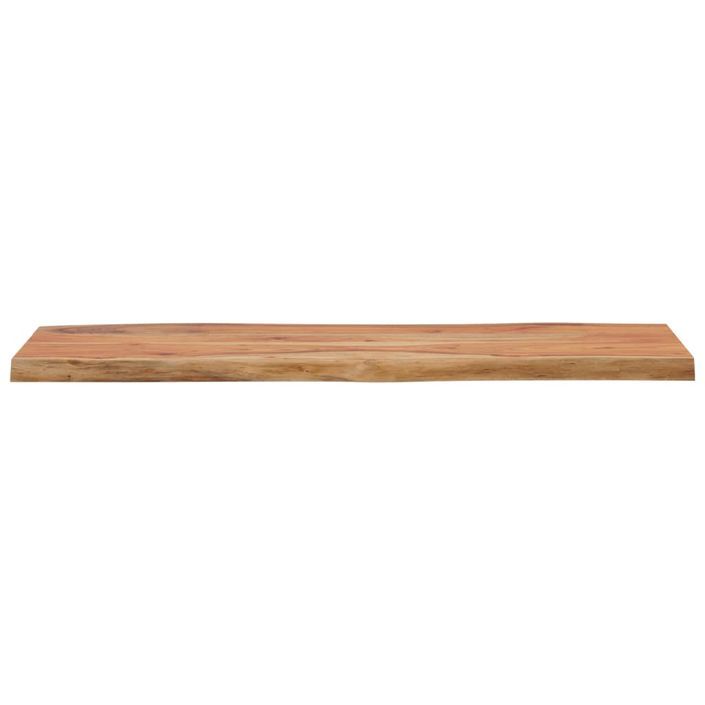 Dessus de table 90x40x2,5 cm rectangulaire bois massif acacia - Photo n°5