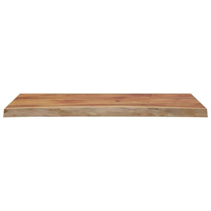 Dessus de table 90x40x2,5 cm rectangulaire bois massif acacia - Photo n°4