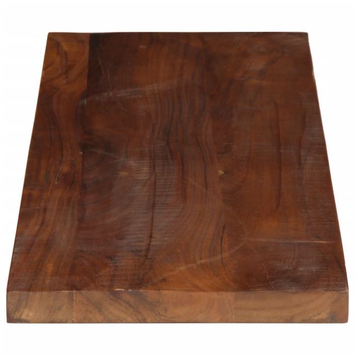 Dessus de table 90x40x2,5 cm rectangulaire bois massif récupéré - Photo n°4