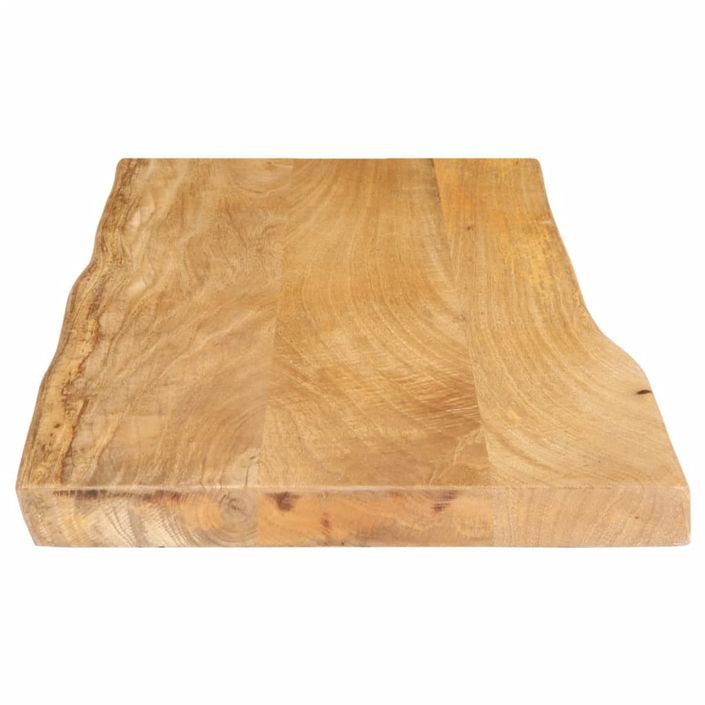 Dessus de table 90x40x3,8 cm bord vivant bois massif manguier - Photo n°4