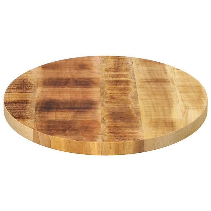 Dessus de table 90x40x3,8 cm ovale bois massif de manguier - Photo n°4