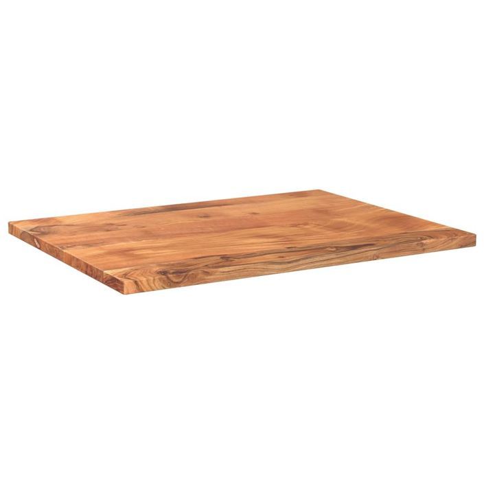 Dessus de table 90x50x2,5 cm rectangulaire bois massif d'acacia - Photo n°2