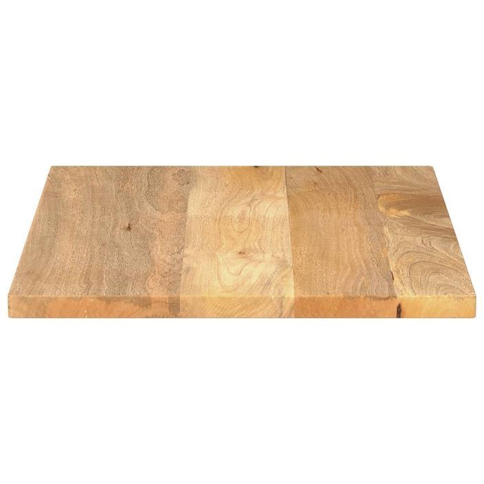 Dessus de table 90x70x2,5 cm rectangulaire bois massif manguier - Photo n°4