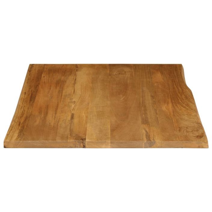 Dessus de table 90x80x3,8 cm bord vivant bois massif manguier - Photo n°4