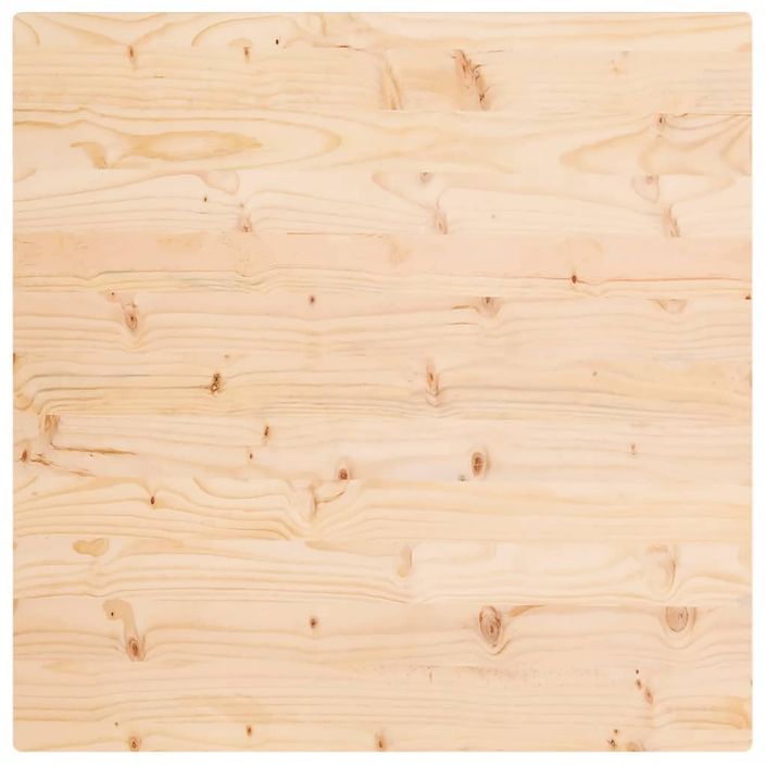 Dessus de table 90x90x2,5 cm bois de pin massif - Photo n°4