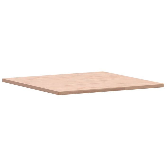 Dessus de table 90x90x2,5 cm carré bois massif de hêtre - Photo n°1