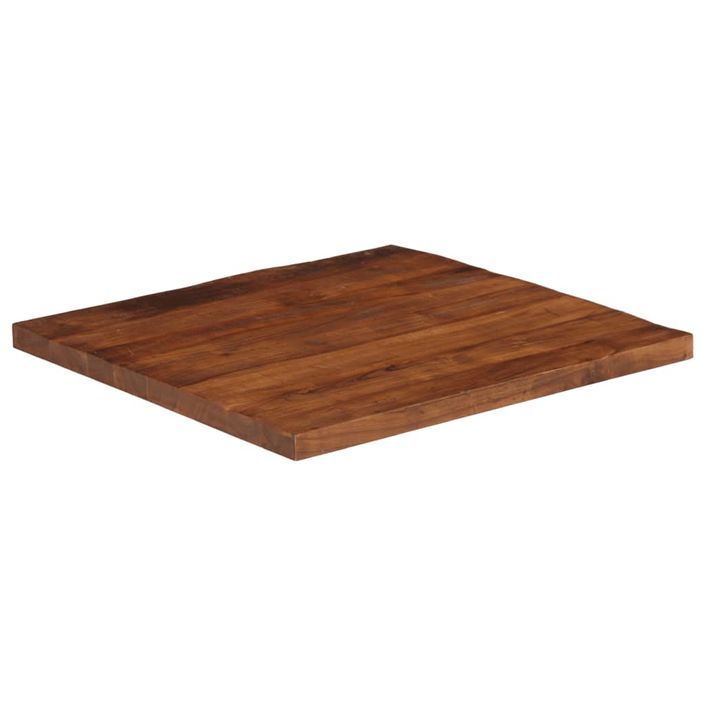 Dessus de table 90x90x3,8 cm carré bois massif de récupération - Photo n°2