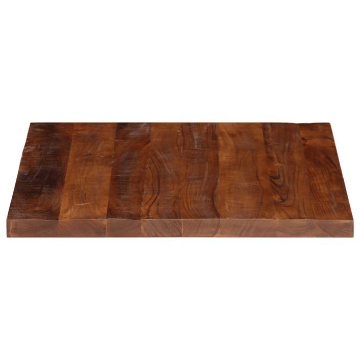 Dessus de table 90x90x3,8 cm carré bois massif de récupération - Photo n°4