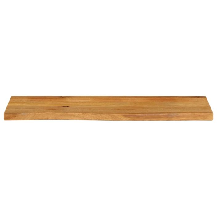 Dessus de table à bord vivant 100x30x2,5cm bois massif manguier - Photo n°3