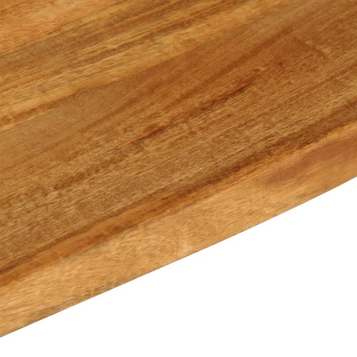 Dessus de table à bord vivant 100x30x2,5cm bois massif manguier - Photo n°7