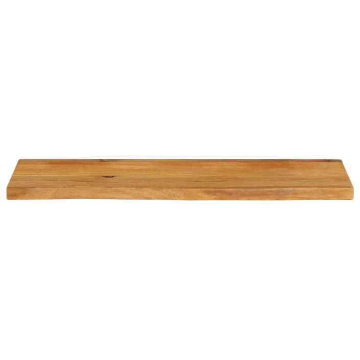 Dessus de table à bord vivant 100x30x3,8cm bois massif manguier - Photo n°3