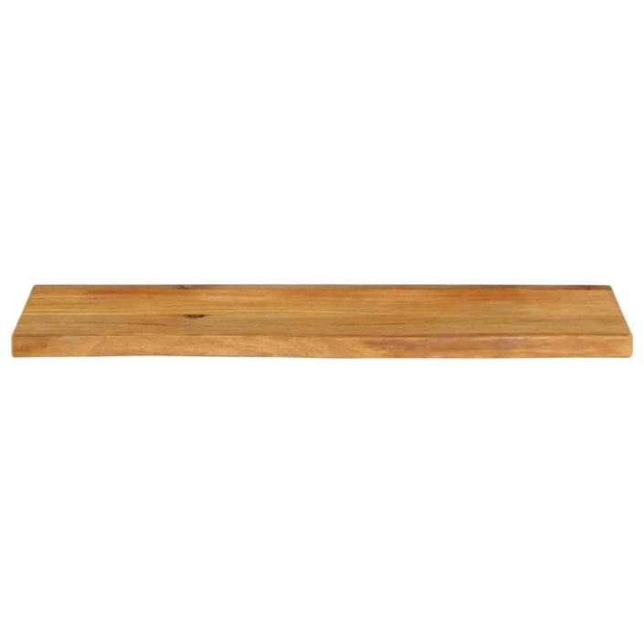 Dessus de table à bord vivant 100x40x2,5cm bois massif manguier - Photo n°3