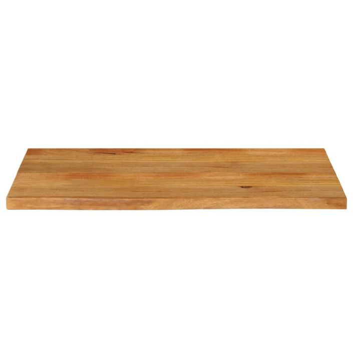 Dessus de table à bord vivant 110x60x2,5cm bois massif manguier - Photo n°3