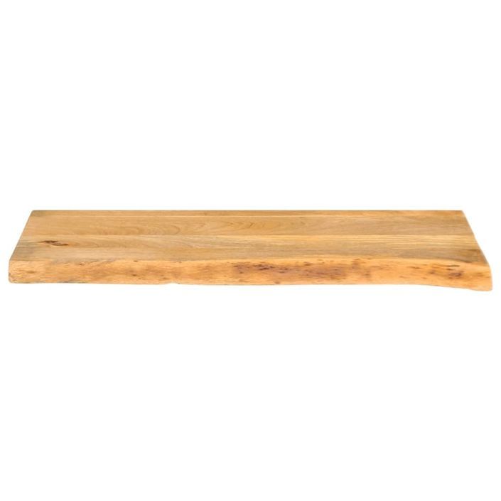 Dessus de table à bord vivant 140x30x2,5cm bois massif manguier - Photo n°3