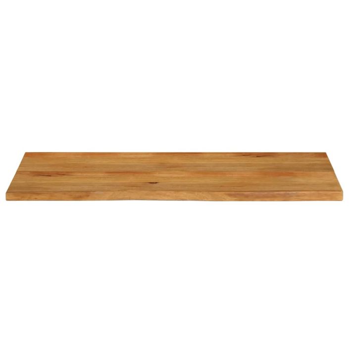 Dessus de table à bord vivant 140x60x2,5cm bois massif manguier - Photo n°3