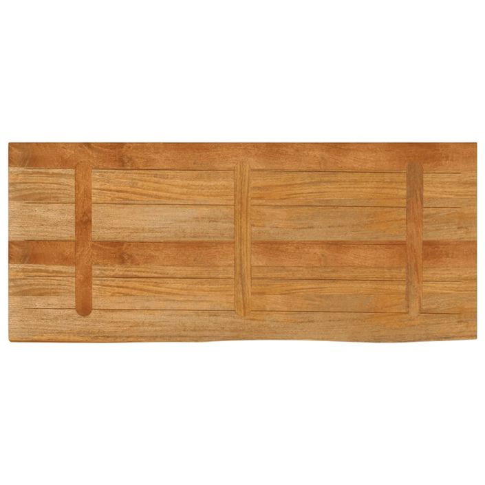 Dessus de table à bord vivant 140x60x2,5cm bois massif manguier - Photo n°5