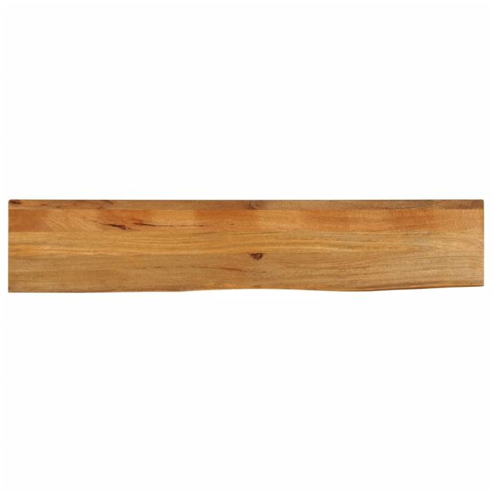 Dessus de table à bord vivant 160x30x2,5cm bois massif manguier - Photo n°1