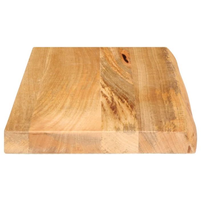 Dessus de table à bord vivant 50x20x2,5 cm bois massif manguier - Photo n°4