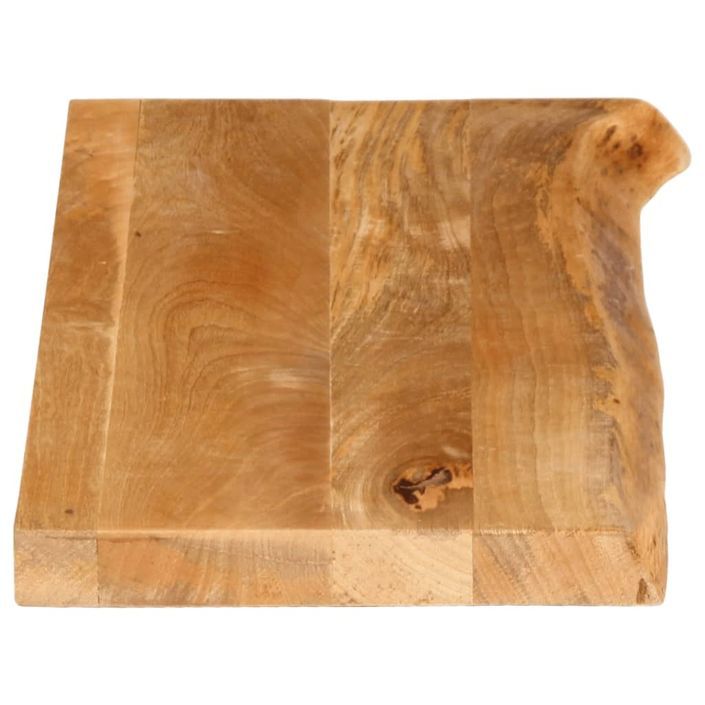 Dessus de table à bord vivant 70x20x3,8 cm bois massif manguier - Photo n°4