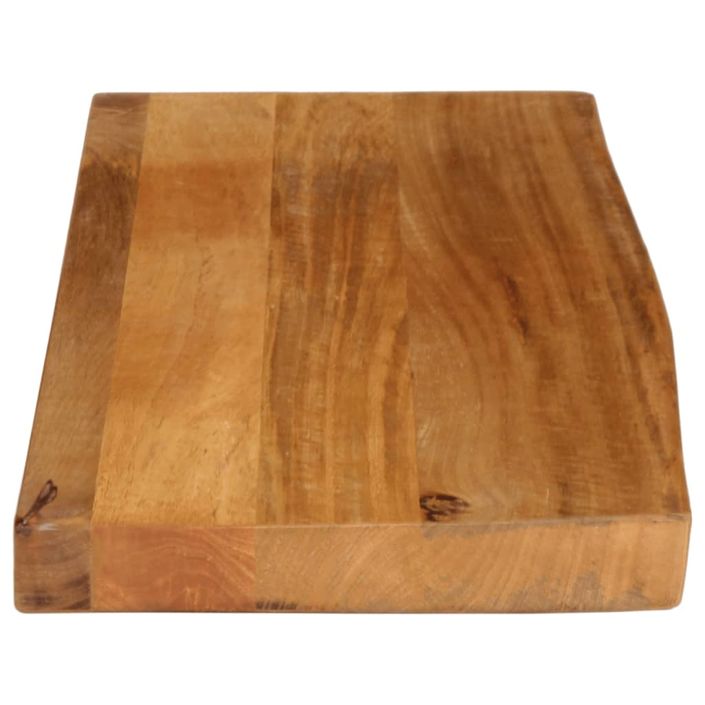 Dessus de table à bord vivant 70x20x3,8 cm bois massif manguier - Photo n°4