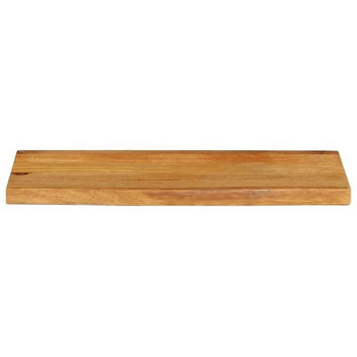 Dessus de table à bord vivant 70x40x2,5 cm bois massif manguier - Photo n°3