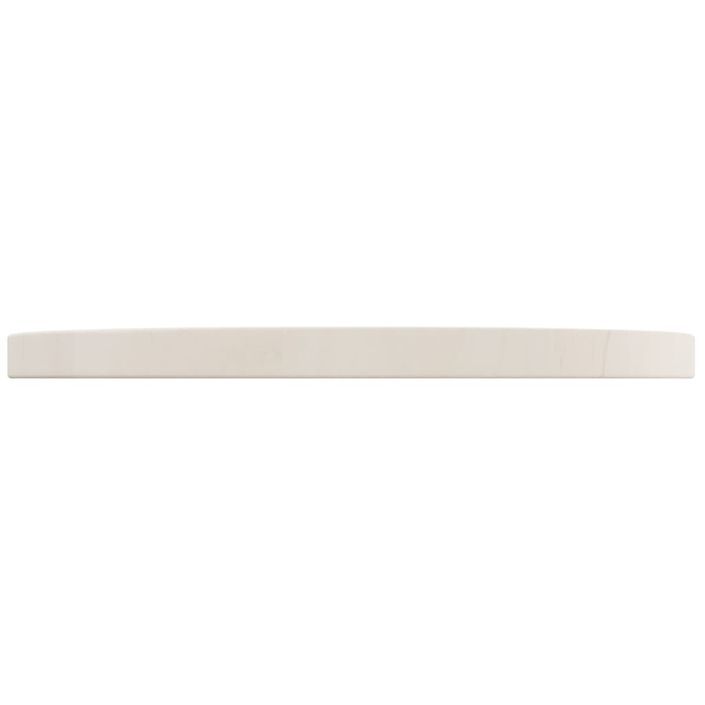 Dessus de table Blanc Ø40x2,5 cm Bois de pin massif - Photo n°3