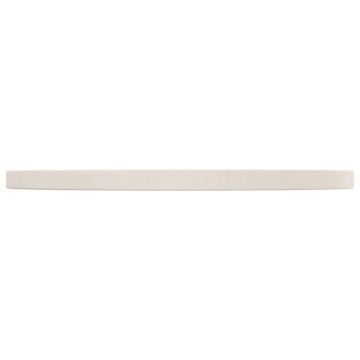 Dessus de table Blanc Ø50x2,5 cm Bois de pin massif - Photo n°3