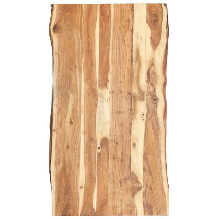 Dessus de table Bois d'acacia massif 120x(50-60)x3,8 cm - Photo n°1