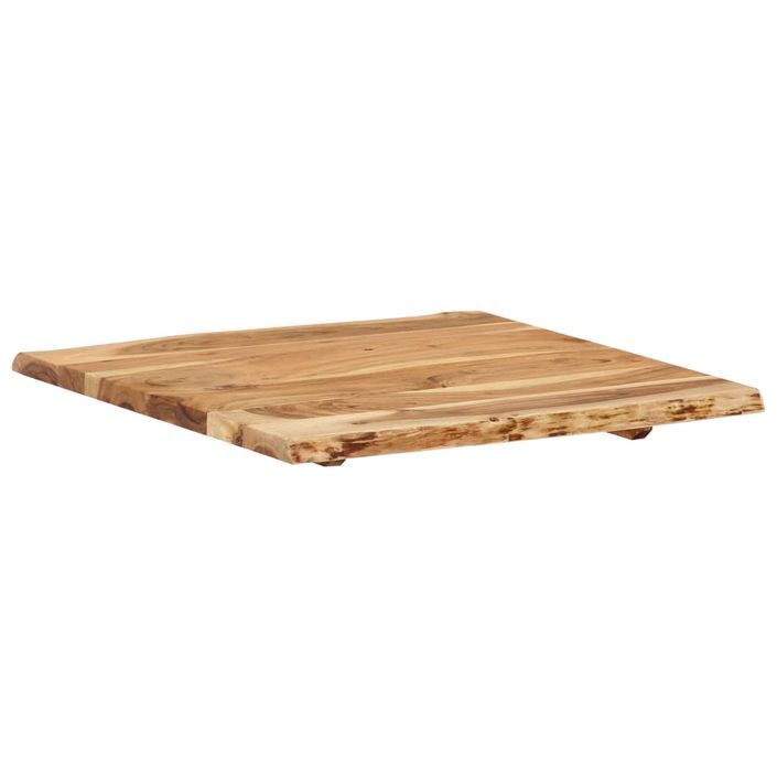 Dessus de table Bois d'acacia massif 60x(50-60)x2,5 cm - Photo n°5