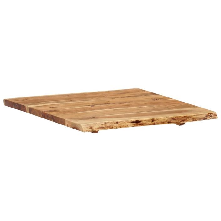 Dessus de table Bois d'acacia massif 60x(50-60)x2,5 cm - Photo n°8