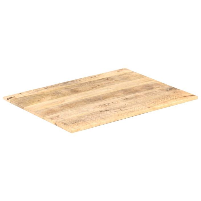 Dessus de table Bois de manguier solide 15-16 mm 70x60 cm - Photo n°3