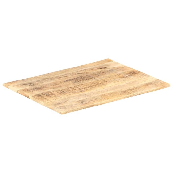 Dessus de table Bois de manguier solide 15-16 mm 70x60 cm - Photo n°9