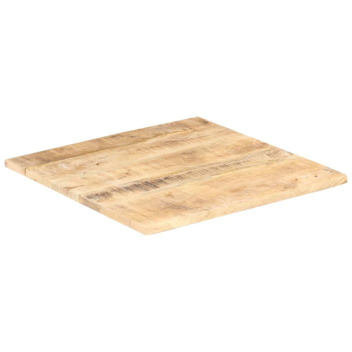 Dessus de table Bois de manguier solide 25-27 mm 60x60 cm - Photo n°7