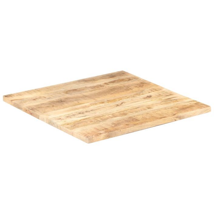 Dessus de table Bois de manguier solide 25-27 mm 60x60 cm - Photo n°8