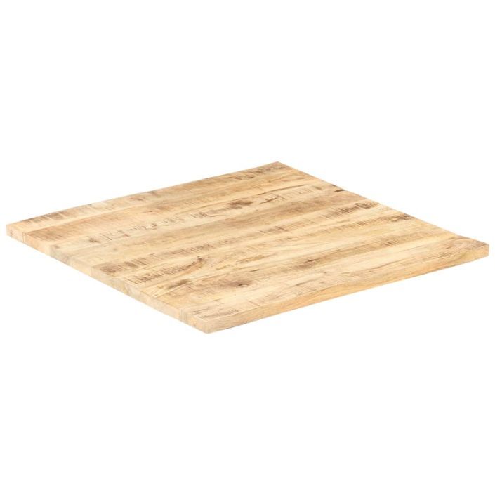 Dessus de table Bois de manguier solide 25-27 mm 60x60 cm - Photo n°9