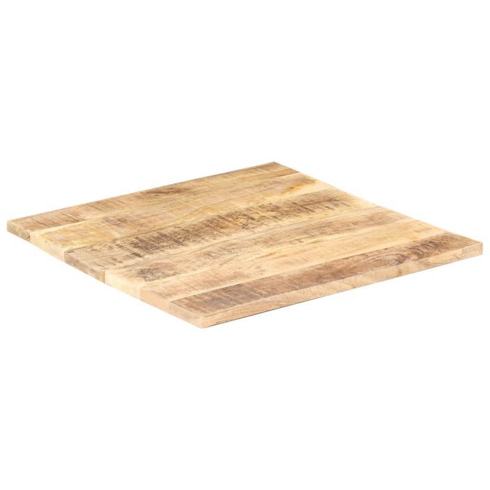 Dessus de table Bois de manguier solide 25-27 mm 60x60 cm - Photo n°10