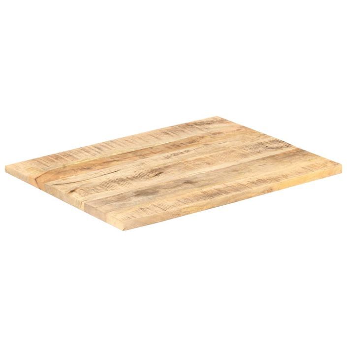 Dessus de table Bois de manguier solide 25-27 mm 70x60 cm - Photo n°7